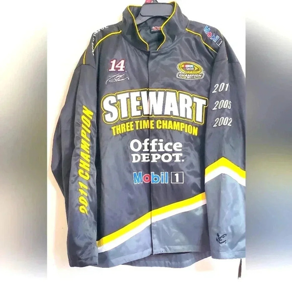 Tony Stewart Nascar Racing Jacket New with tags Collectable Mens Size XL - Picture 1 of 15